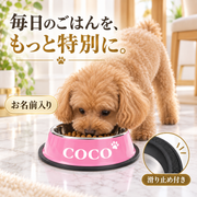 名入れステンレスペットボウル